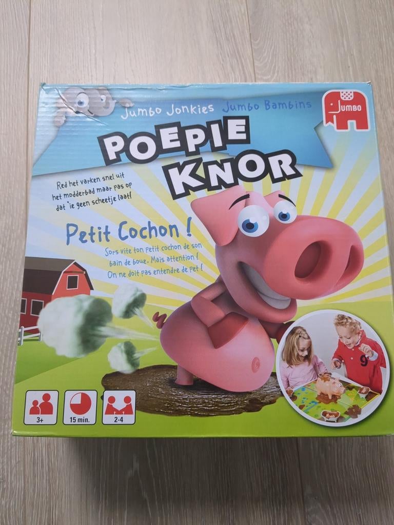 Jumbo Poepie Knor spel - Compleet en in uitstekende staat, Ophalen, Zo goed als nieuw
