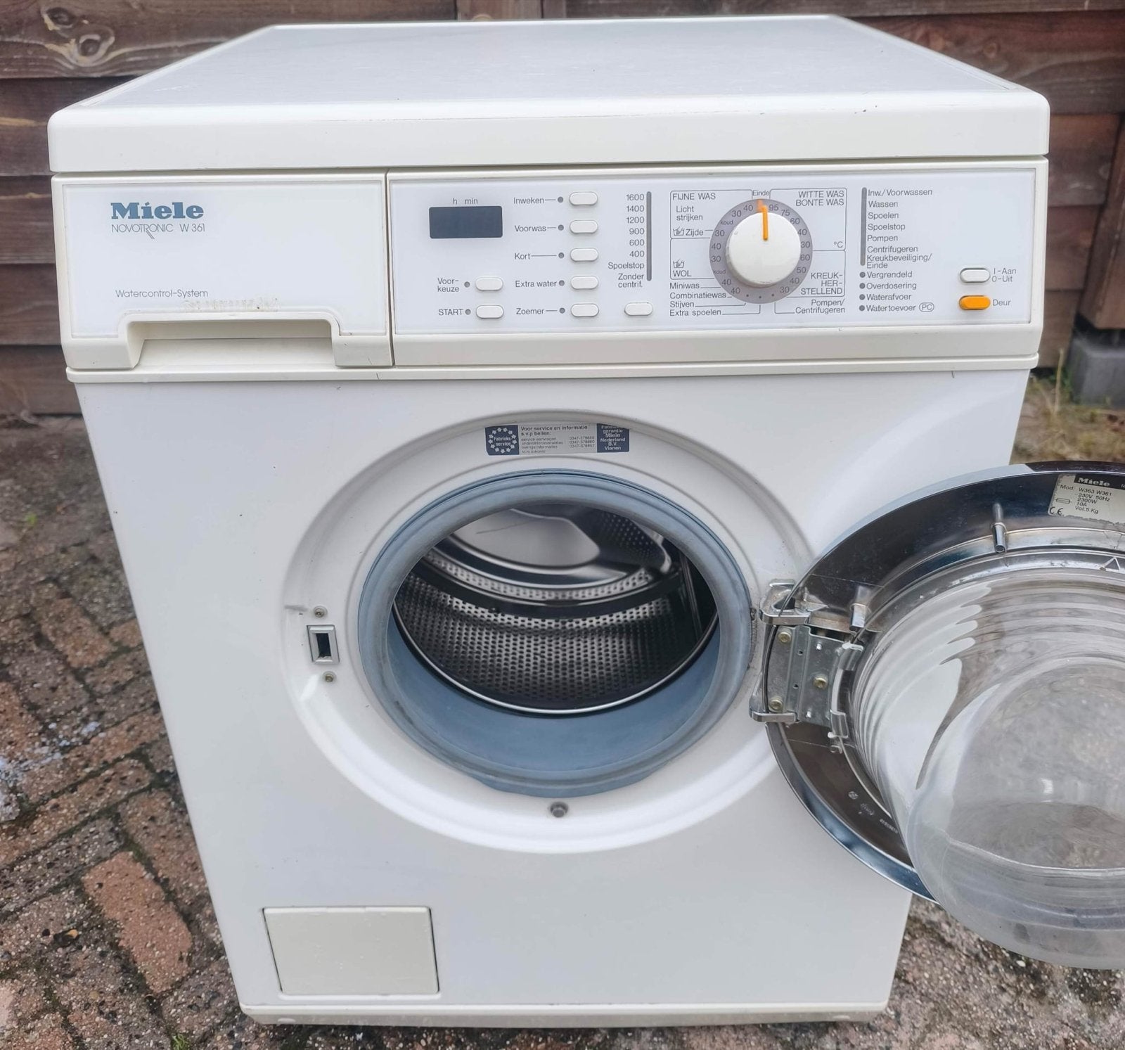 Miele Classic W361 Novotronic wasautomaat 1600 toeren, Witgoed en Apparatuur, Ophalen, Gebruikt, Minder dan 85 cm, 4 tot 6 kg