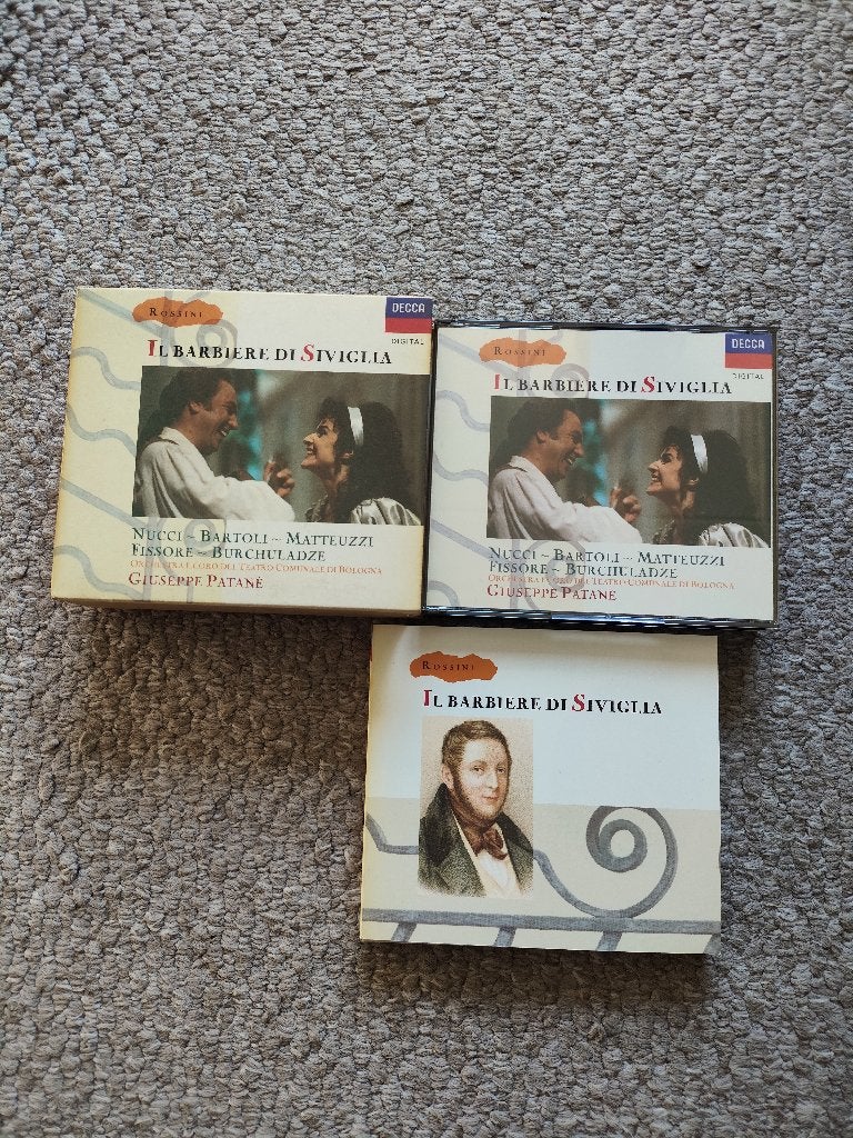 Rossini Il Barbiere di Siviglia Giuseppe Patane, Ophalen of Verzenden, Classicisme, Zo goed als nieuw, Kamermuziek