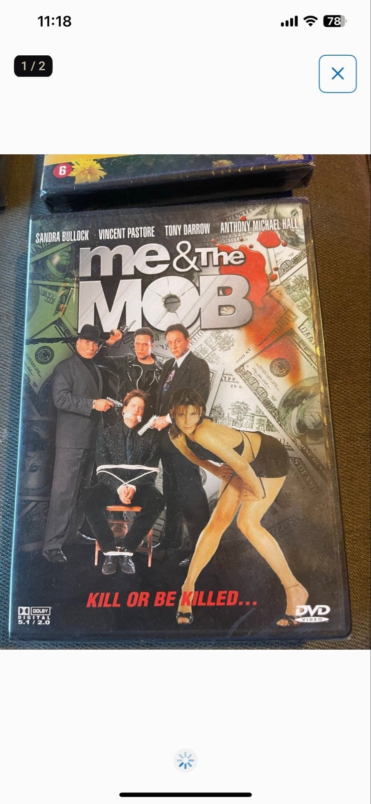 Me & The Mob DVD - Actiethriller met Sandra Bullock, Vanaf 16 jaar, Nederlands, Actiethriller, Ophalen of Verzenden