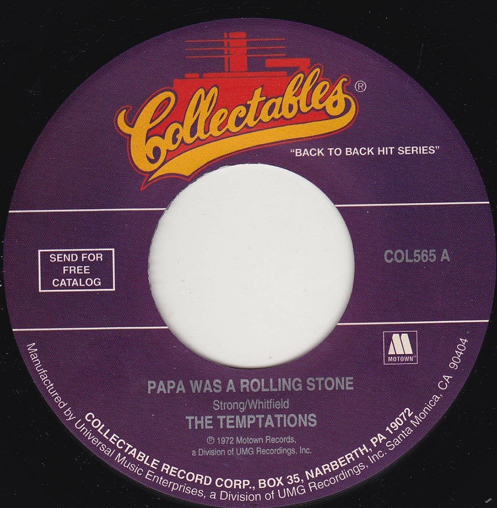 The Temptations - Papa Was A Rolling Stone 7", Cd's en Dvd's, Vinyl Singles, Ophalen of Verzenden, Nieuw in verpakking, 7 inch