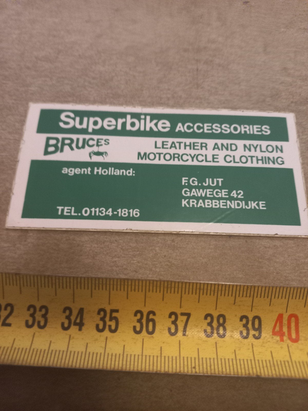 Superbike Accessoires: Bruce's Motorkleding, Ophalen of Verzenden