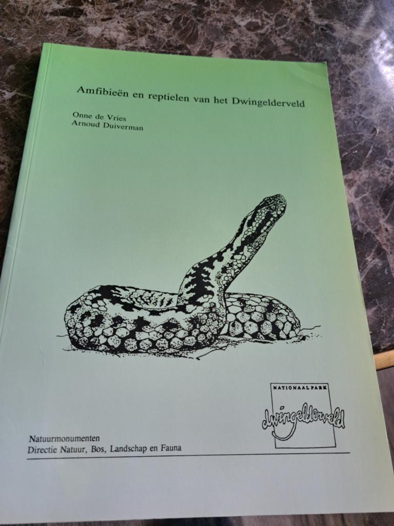 Amfibieën en reptielen van het Dwingelderveld, Ophalen of Verzenden