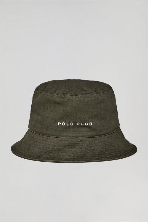 Nieuw Kaki Bucket Hat met Polo Club Minimal-logo, Hoed, Nieuw, Polo Club, One size fits all