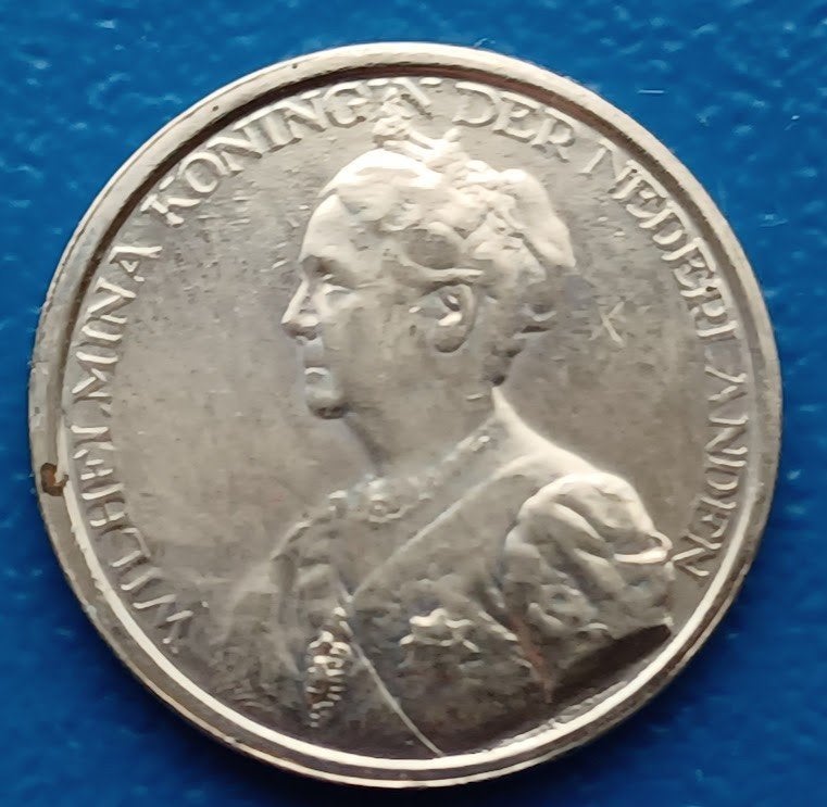 Penning 1980 Wilhelmina Ik zal handhaven - 1980, Verzenden, Overige materialen