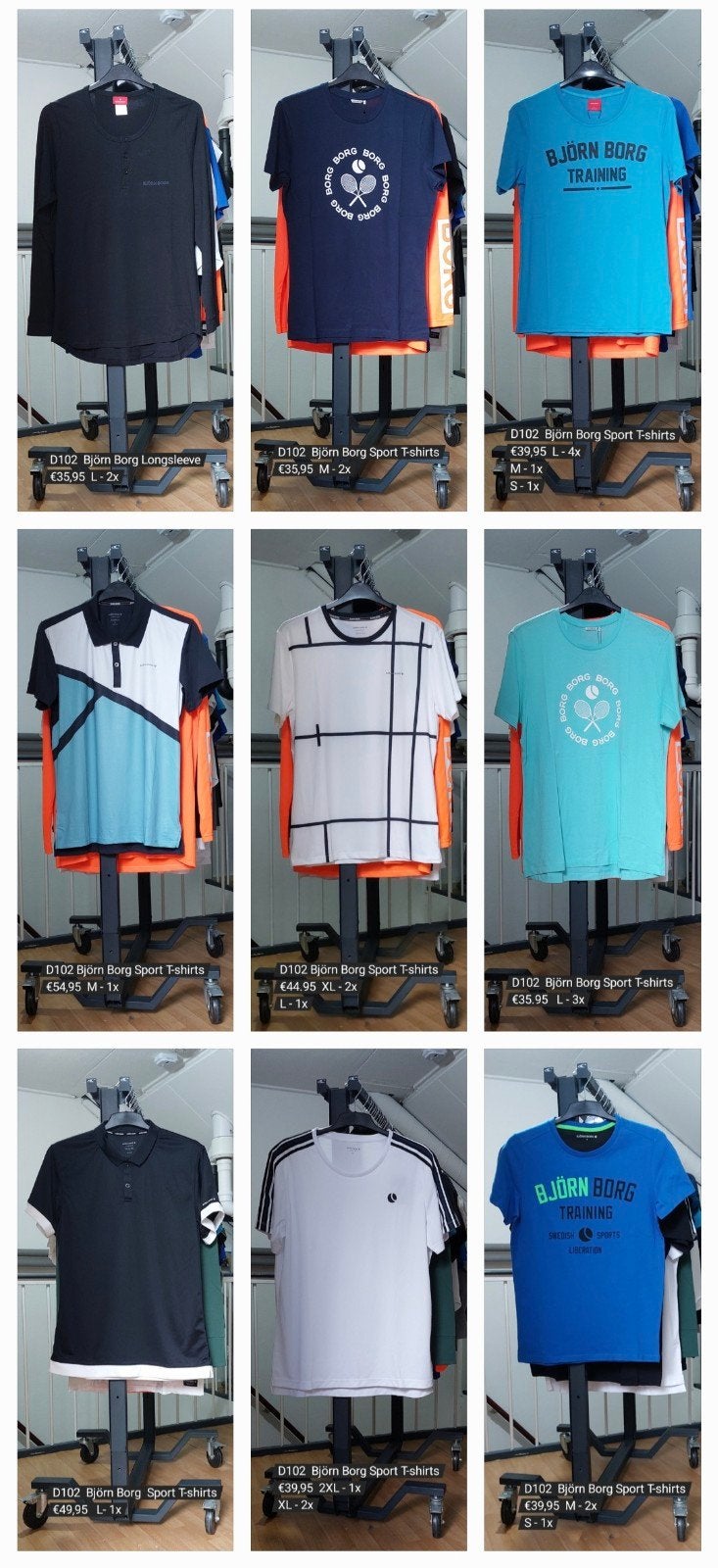 Partij Merkkleding Björn Borg Sport T-shirts Te Koop!, Kleding | Heren, Ophalen of Verzenden, Nieuw