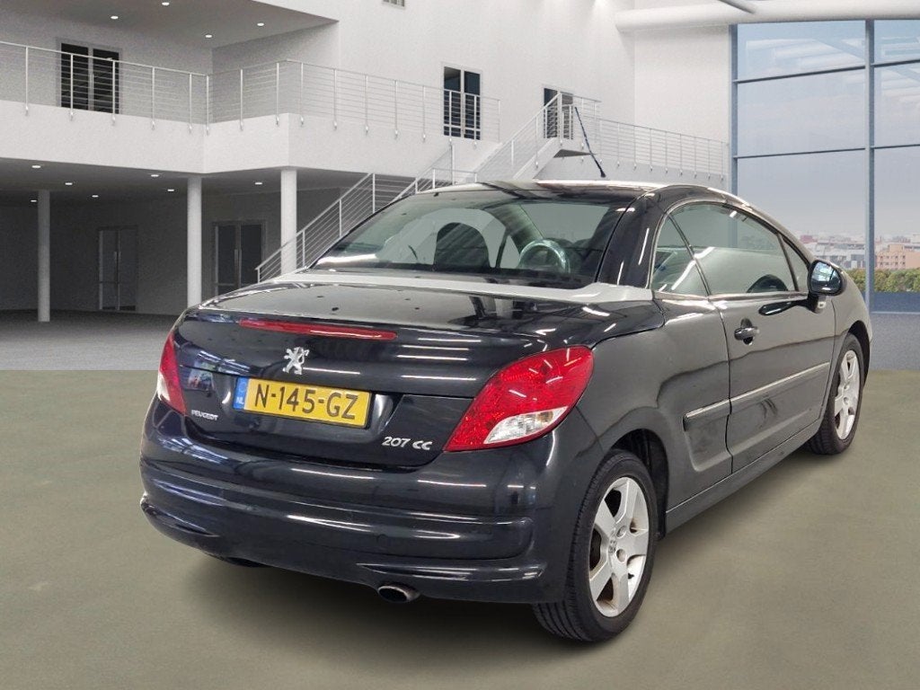 Peugeot 207 CC 1.6 THP Sport AIRCO CABRIO CRUISE PDC, Gebruikt, 4 cilinders, 4 stoelen, Zwart