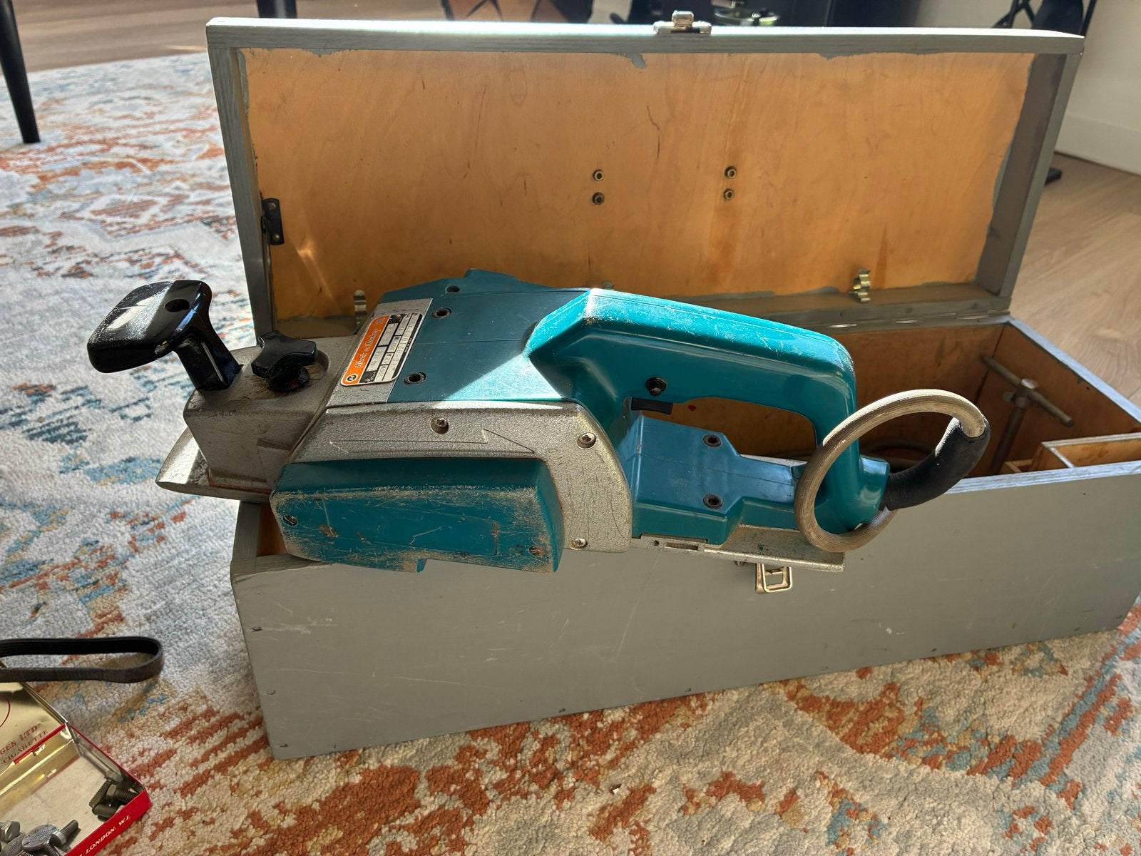 Black & Decker schaafmachine in houten kist, Ophalen of Verzenden, Gebruikt