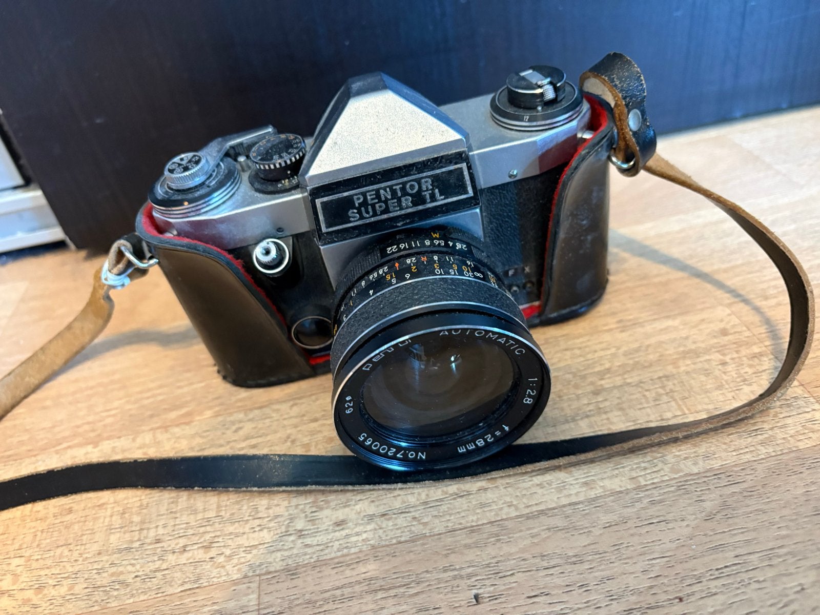 Pentor Super TL Spiegelreflexcamera met 28mm lens, Ophalen of Verzenden, Gebruikt, Spiegelreflex, Overige Merken