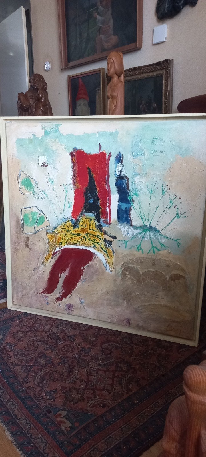 Modern werk van Corine van den Bulk Rotterdam., Antiek en Kunst, Ophalen of Verzenden