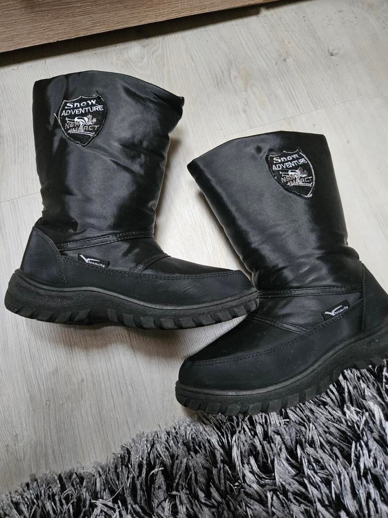 Snowboots zwart mt 37, Zwart, Snowboots, Nieuw, Ophalen of Verzenden