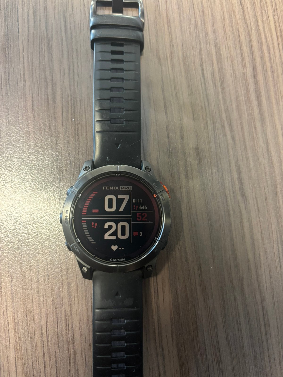 Garmin fenix 7 solar PRO 47mm, Zwart, Ophalen of Verzenden, Zo goed als nieuw, Waterdicht