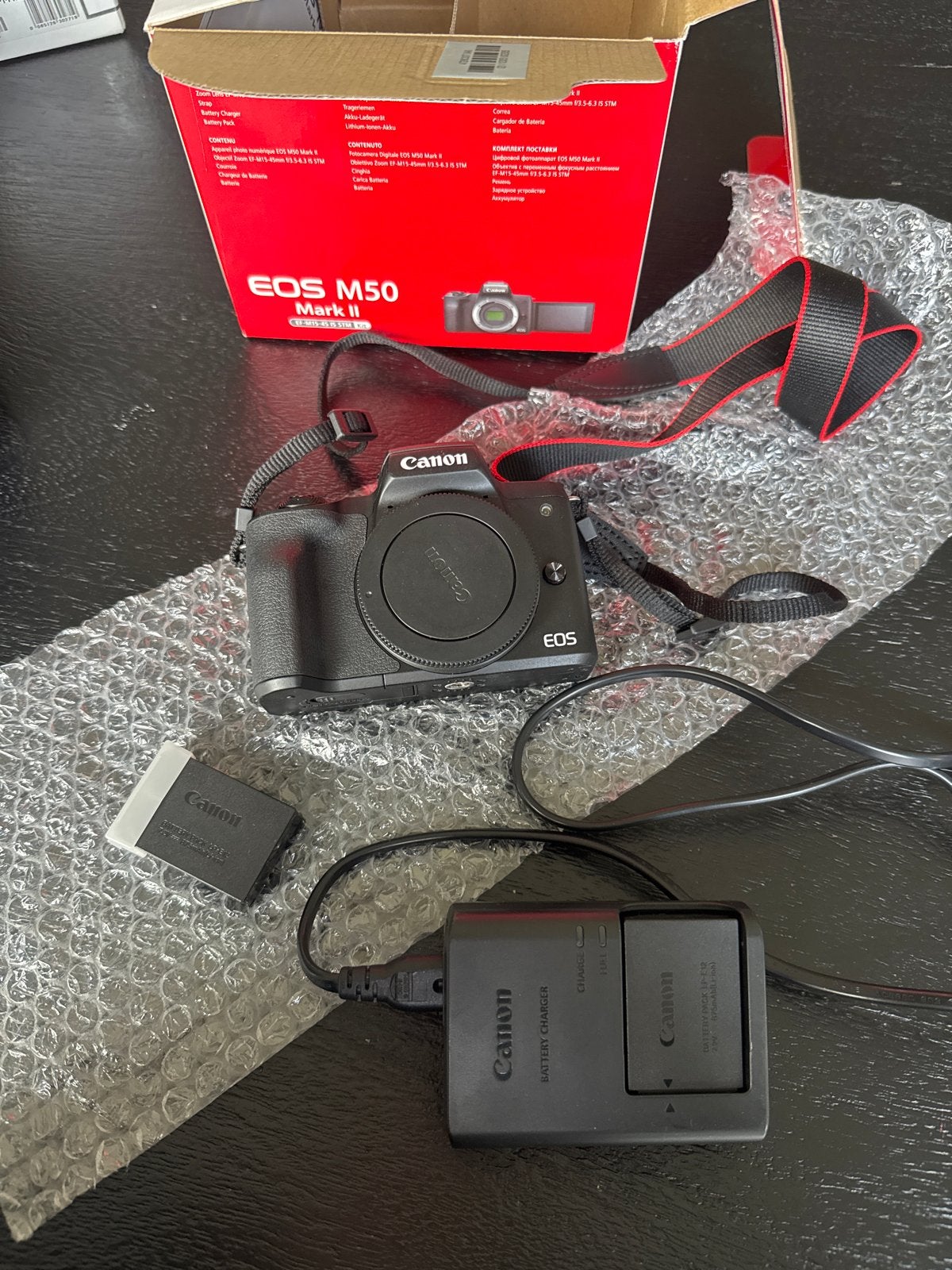 Canon EOS M50 Mark II Systeemcamera, Canon, Kantelbaar/draaibaar scherm, Ophalen of Verzenden, Zo goed als nieuw
