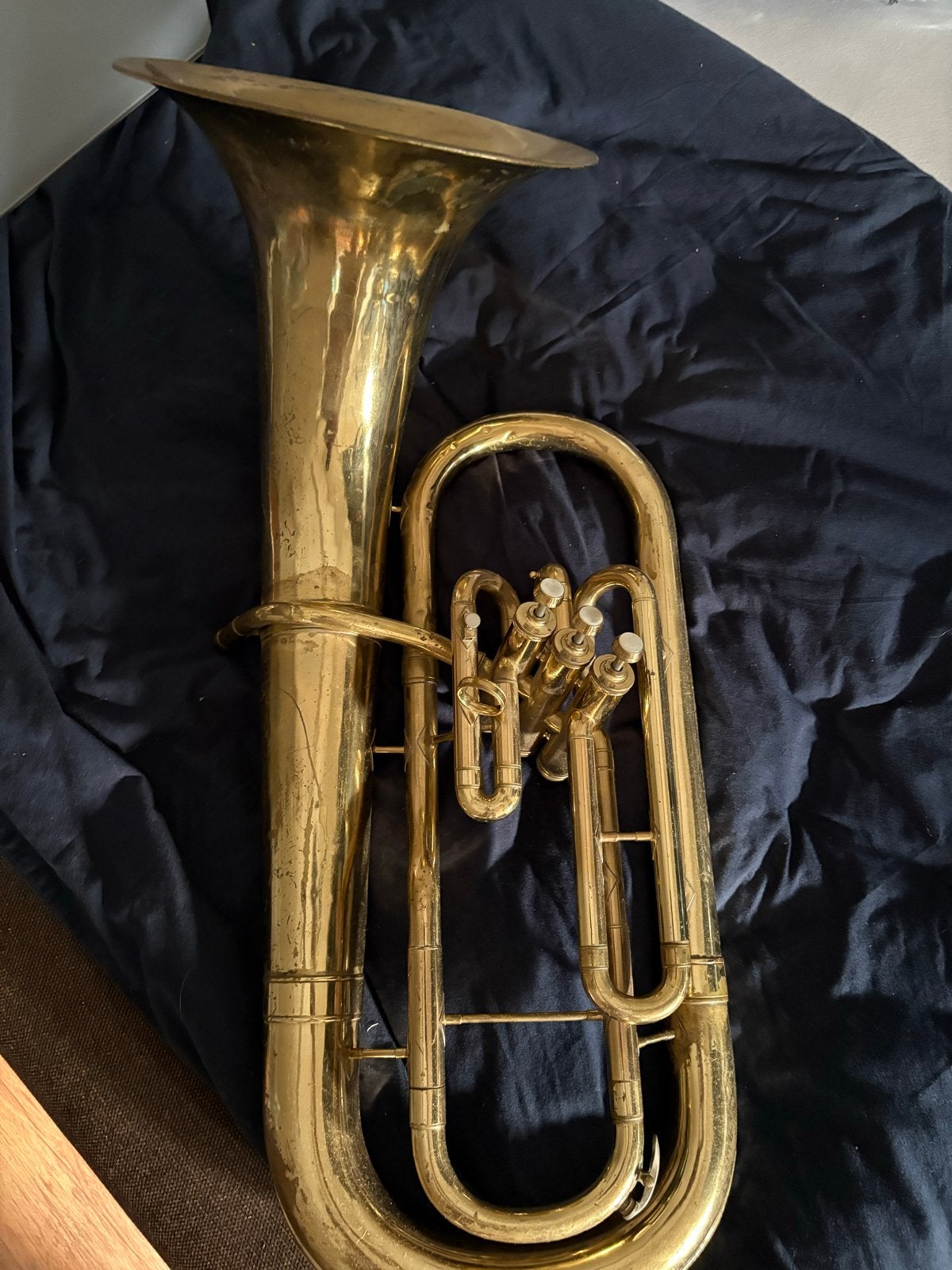Conn Bariton Frontbell - Vintage Koperblazer, Ophalen of Verzenden, Gebruikt, Koperblazer