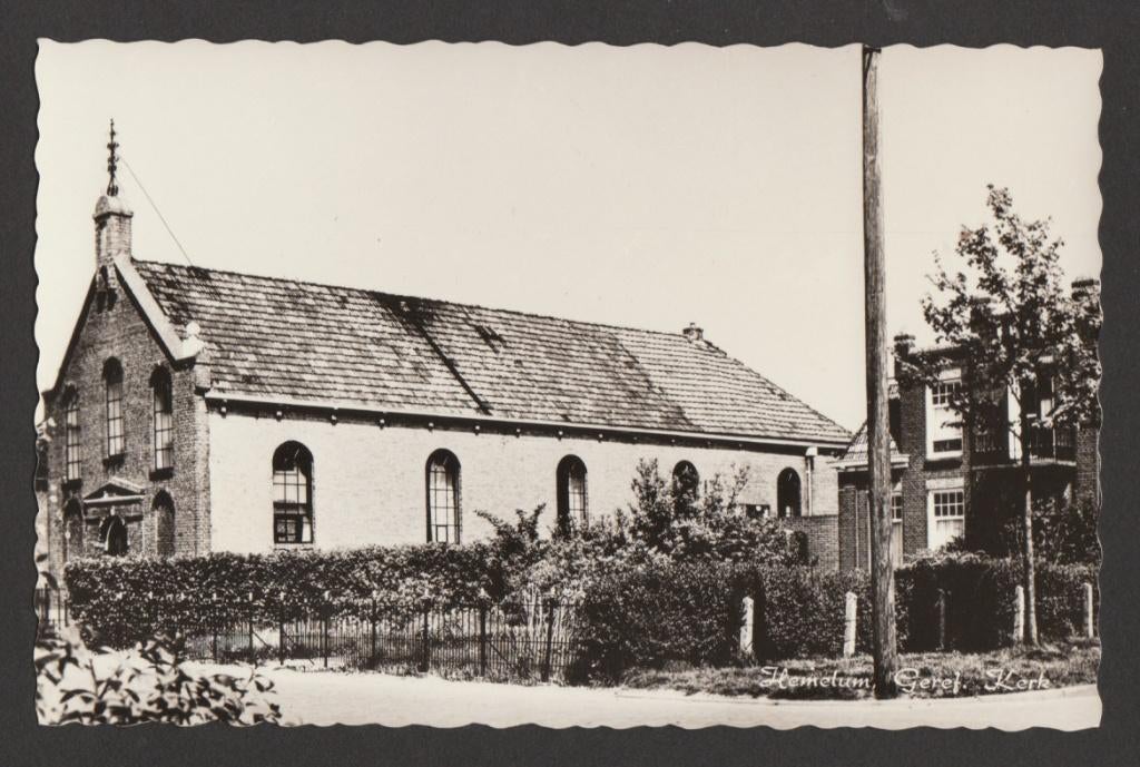 Hemelum (tussen Bakhuizen en Koudum) - Geref Kerk, Verzenden, 1960 tot 1980, Ongelopen, Friesland