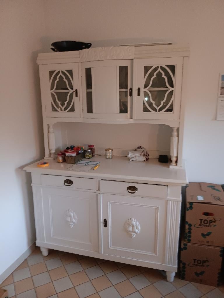 antieke keukenkast, Ophalen