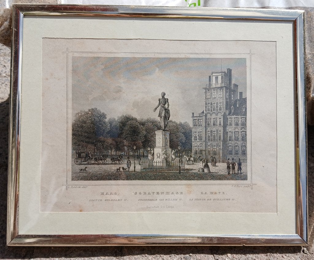 1854 ’s-Gravenhage litho Buitenhof (Bke-77), Ophalen