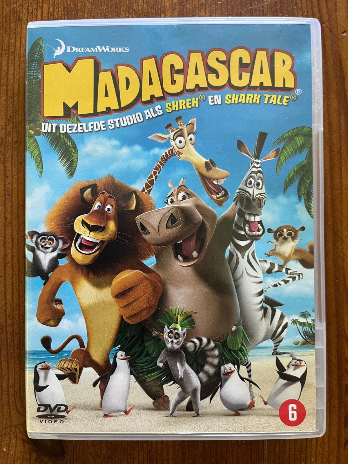 Madagascar DVD - DreamWorks Animatie Film, Gebruikt, Ophalen of Verzenden, Komedie, Vanaf 6 jaar