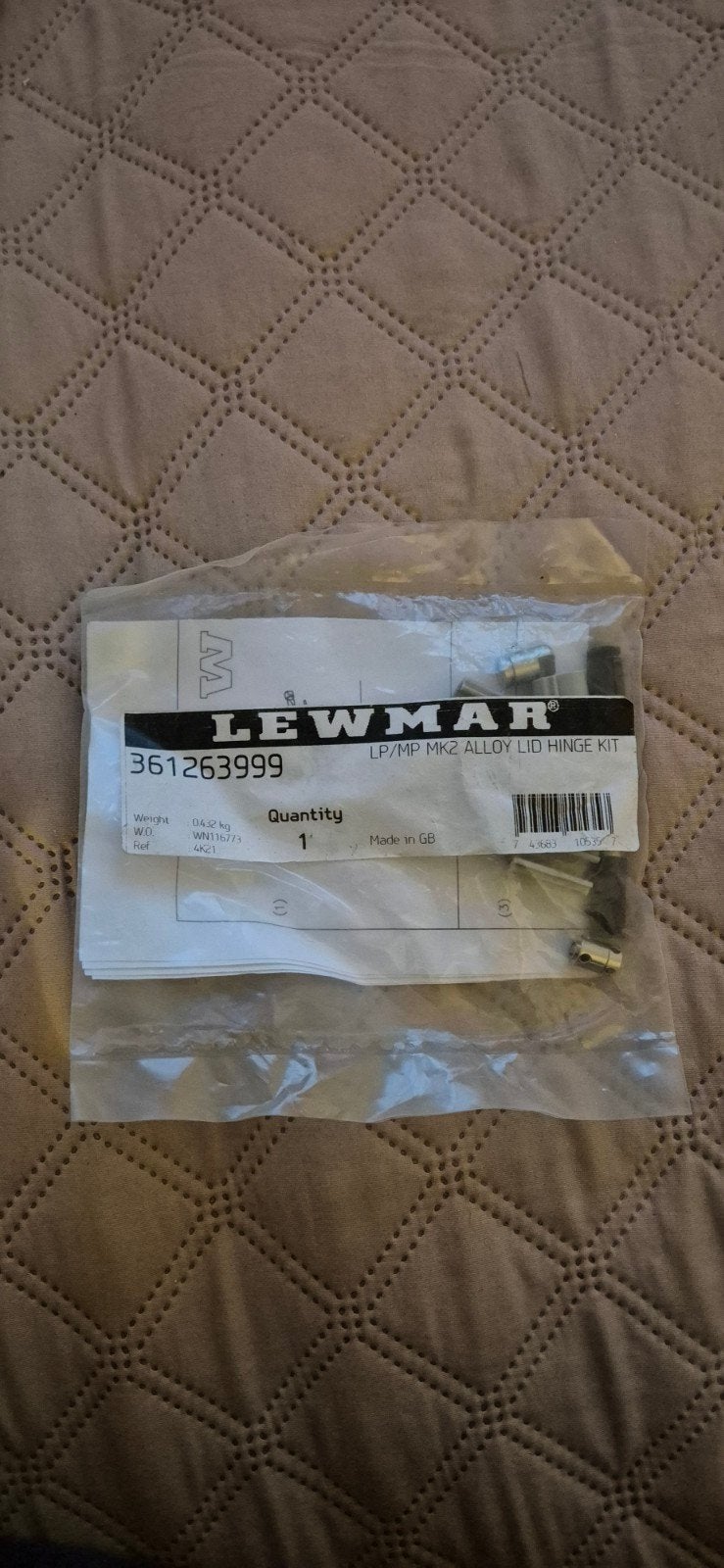 Lewmar 361263999 Hinge Low profile, Ophalen of Verzenden