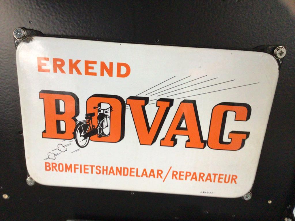 Mooi Bavag bordje serieus bieden geen koopje, Ophalen of Verzenden