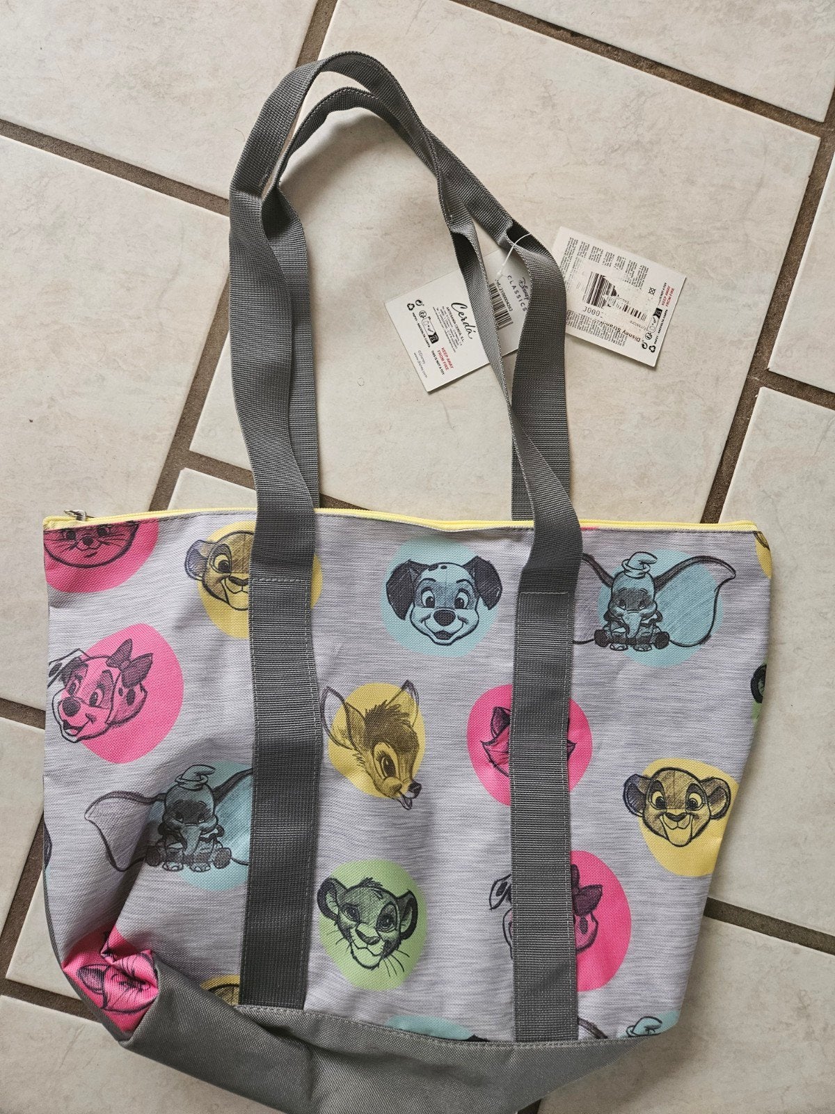 Disney Classics Shopper Tas - Nieuw met labels, Ophalen of Verzenden, Nieuw, Grijs, Shopper