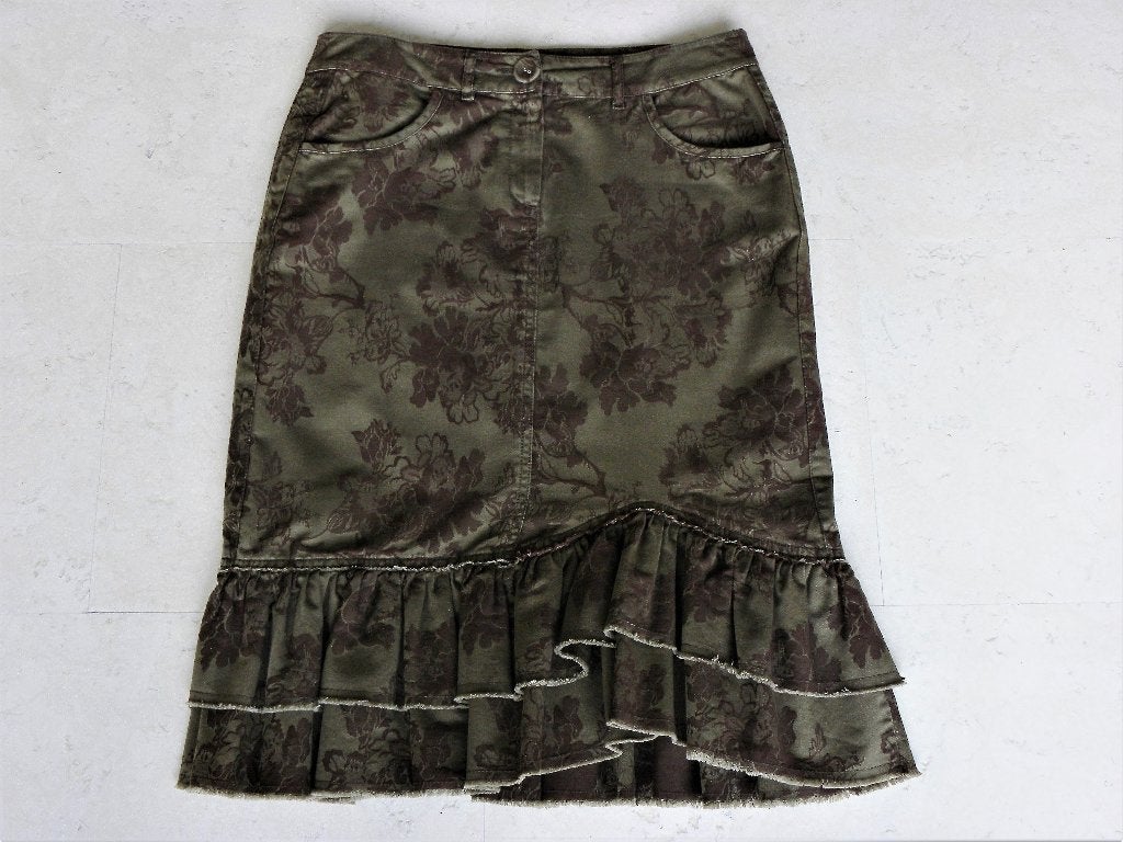 Rok another woman / rok met ruches / rok 36 anotherwoman, Kleding | Dames, Rokken, Ophalen of Verzenden, Zo goed als nieuw, Knielengte