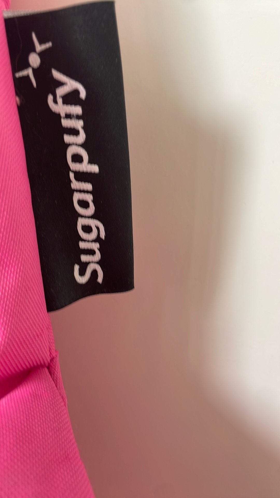 Roze zitzak Sugerpufy, Ophalen, Gebruikt, Roze
