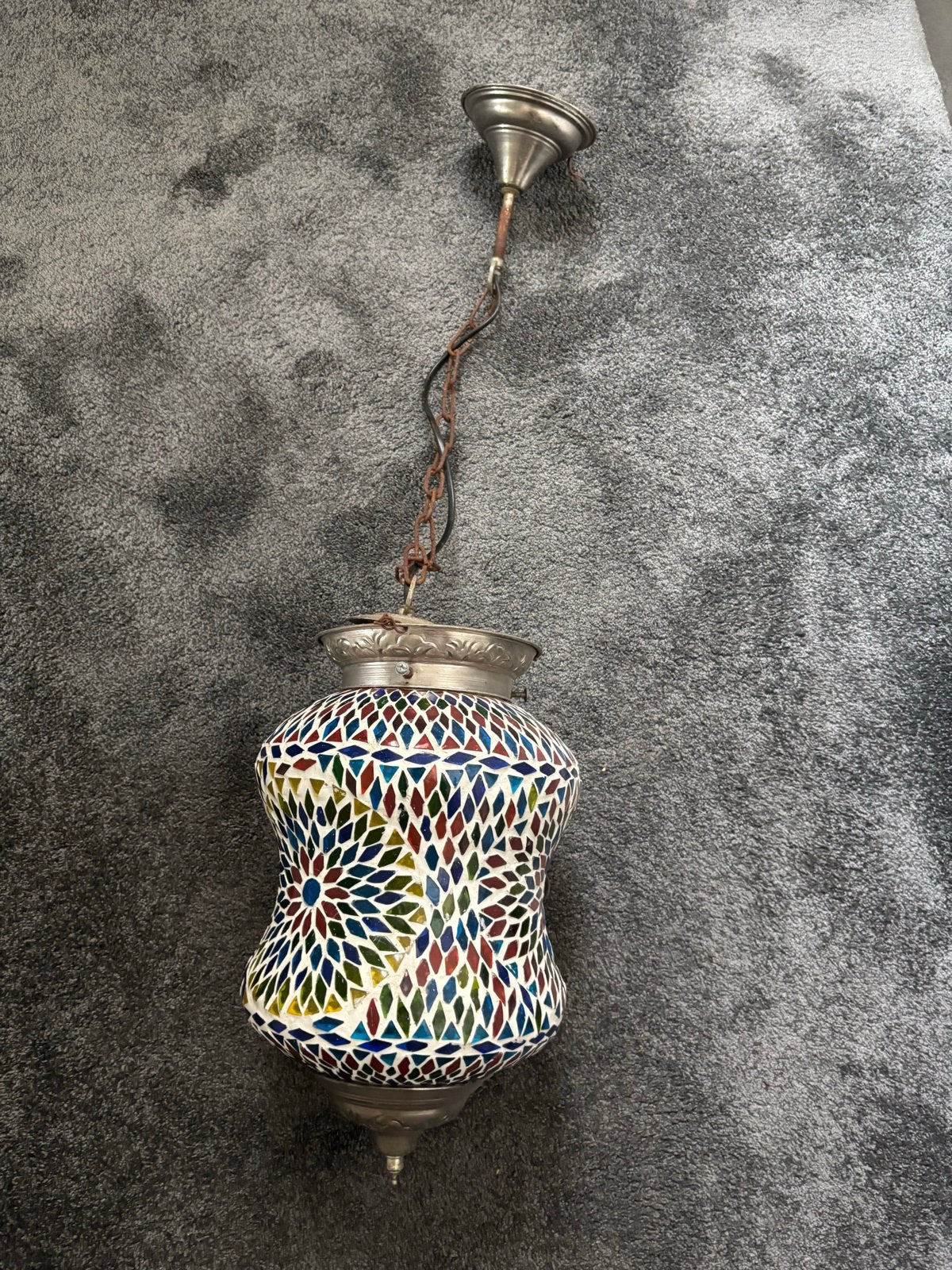 hanglamp met mozaïek glas, Huis en Inrichting, Ophalen