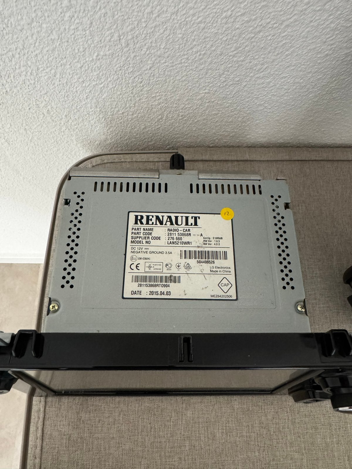 Renault Clio 4 MediaNav Radio Navigatie Systeem, Auto diversen, Ophalen of Verzenden, Gebruikt