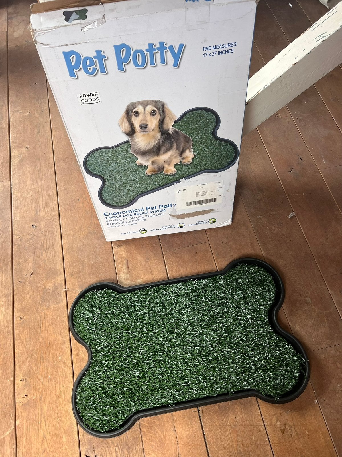 Puppy zindelijkheidstrainer met kunstgras (nieuw), Dieren en Toebehoren, Ophalen of Verzenden, Nieuw