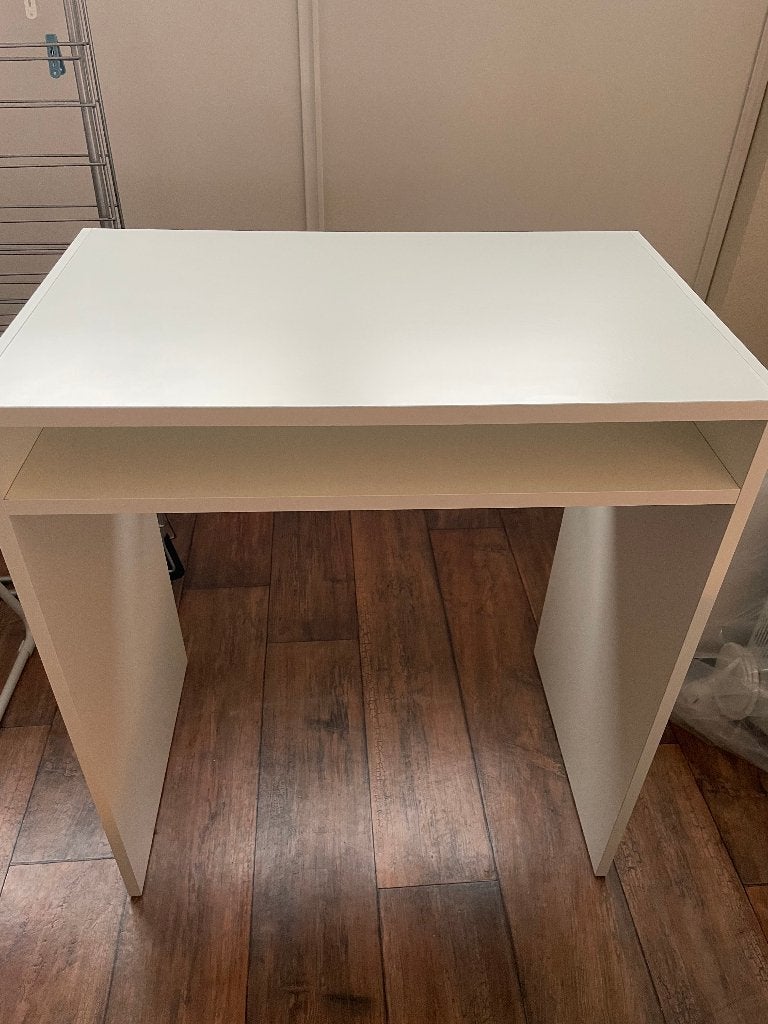 IKEA Torald Bureau Wit, Ophalen, 40 cm, 65 cm, Hoekbureau