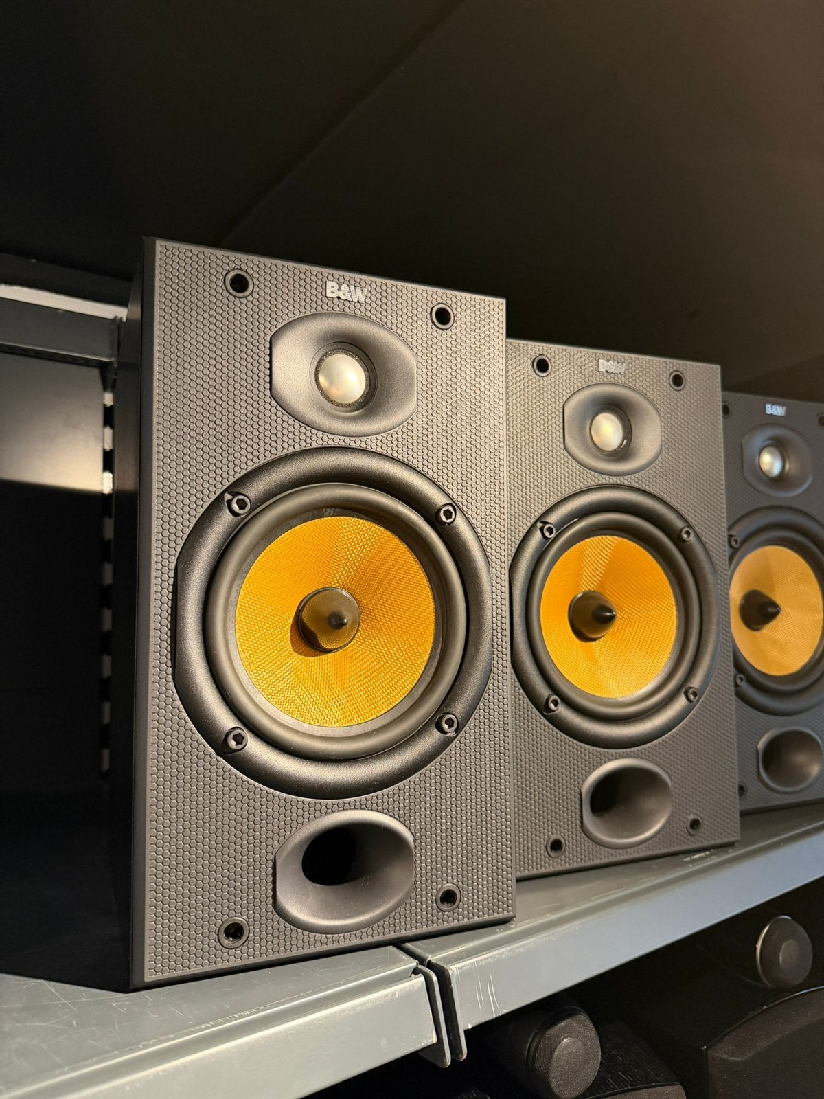 B&W DM601 S2 Black Ash Luidsprekers 1/2, Ophalen of Verzenden, 60 tot 120 watt, Bowers & Wilkins (B&W), /