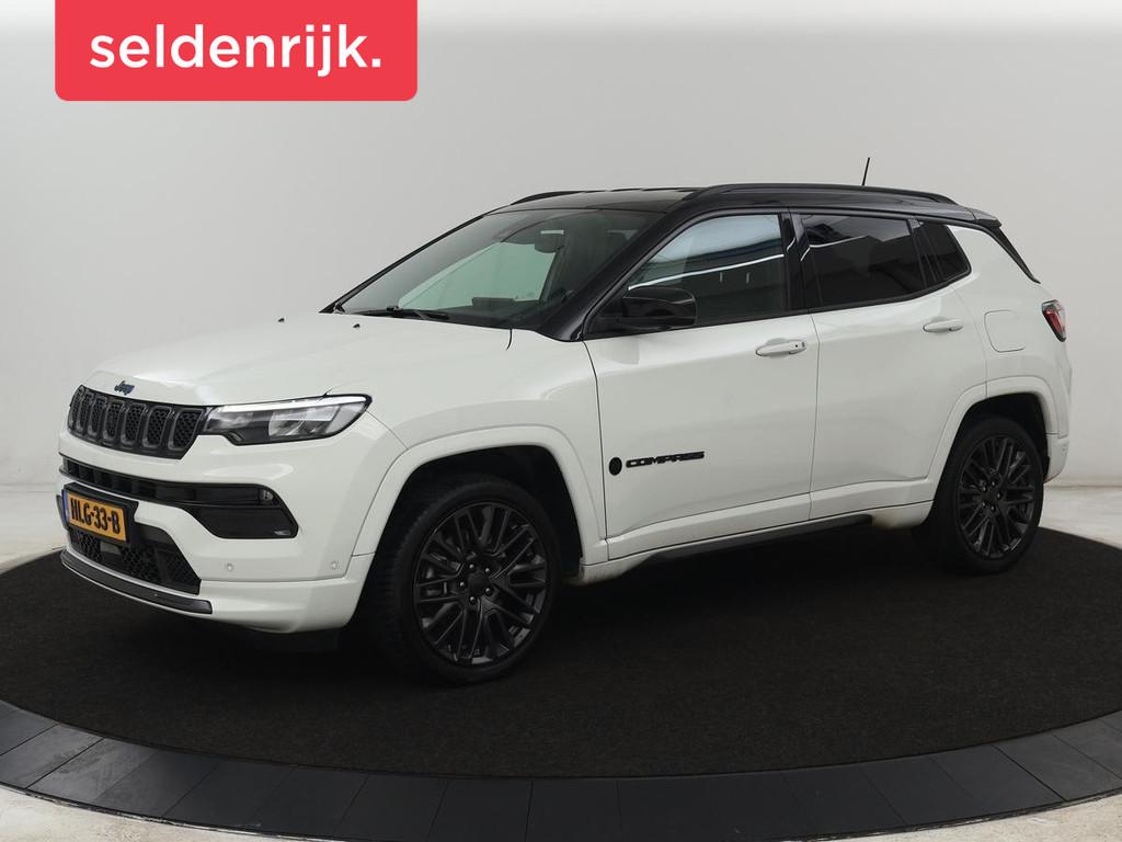 Jeep Compass 4xe 240 Plug-in Hybrid Electric S | Leder | 360, Auto's, Jeep, Automaat, Automatische klimaatregeling, 4 cilinders