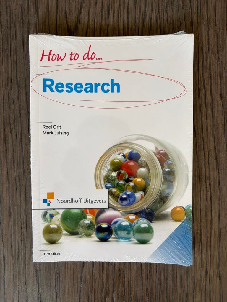 Roel Grit - How to do research, Boeken, Ophalen of Verzenden, Gamma, Nieuw, HBO