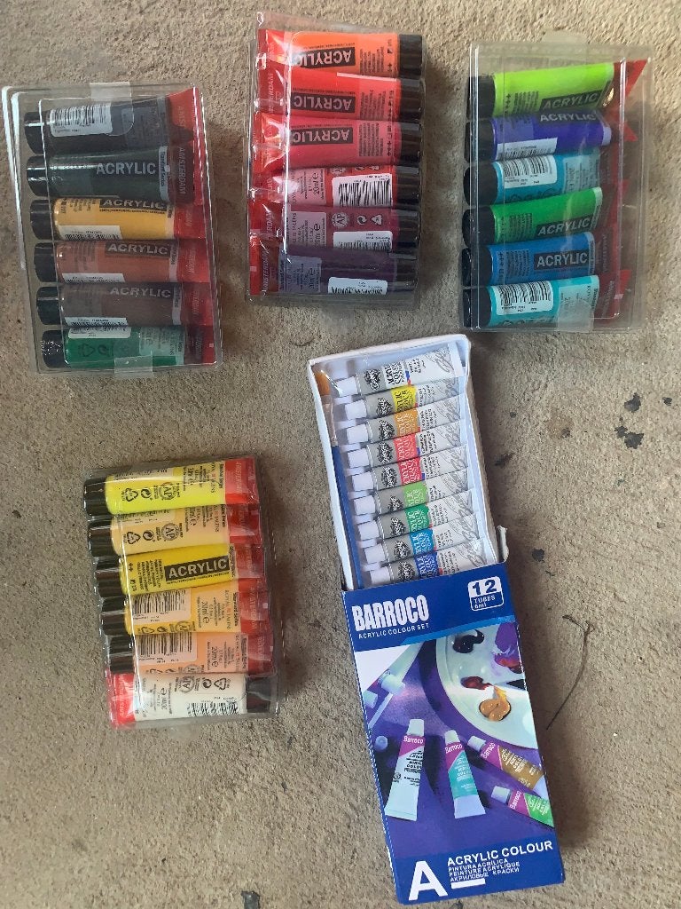 acryl verf, Ophalen, Nieuw, Acrylverf