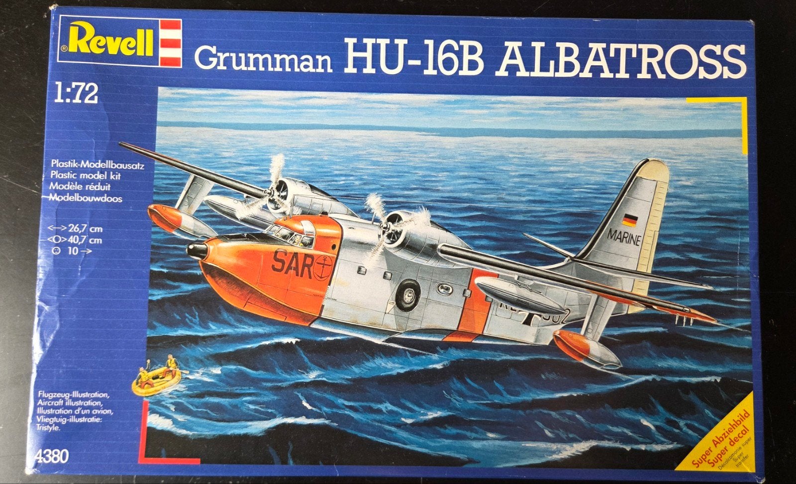 Revell Grumman HU-16B Albatross 1:72 Lees beschrijving, Hobby en Vrije tijd, Modelbouw | Vliegtuigen en Helikopters, 1:72 tot 1:144