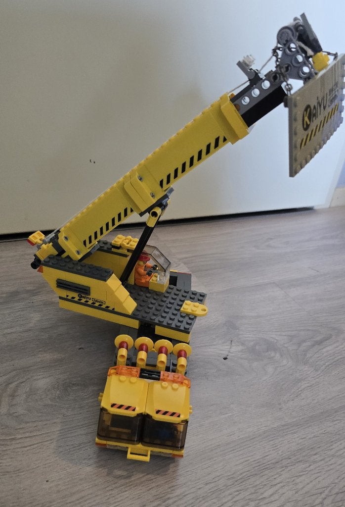 Bijna lego kraan, Ophalen, Zo goed als nieuw, Compleet