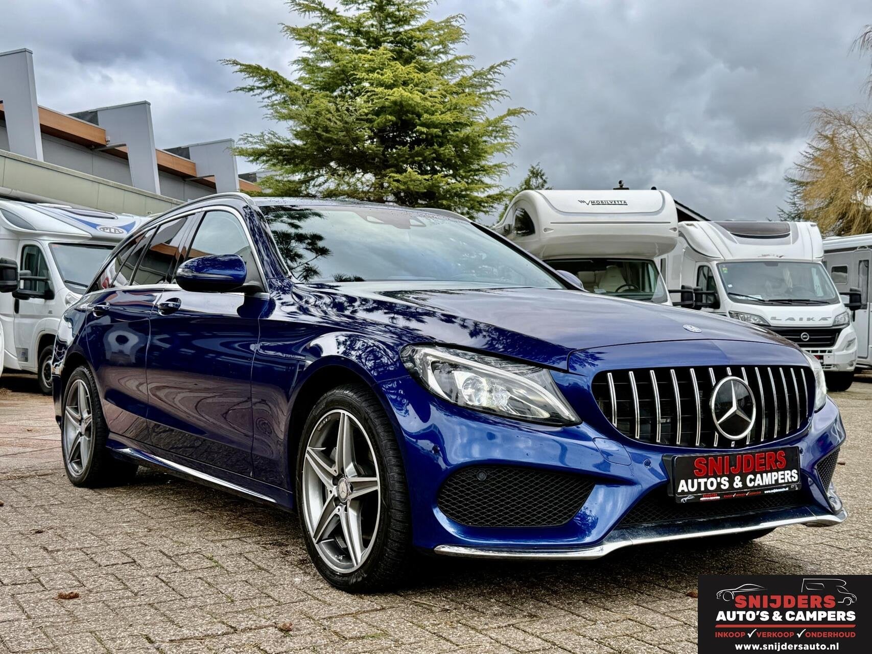 Mercedes C-klasse Estate 200 Sport Edition 4Matic, Automaat, Gebruikt, 4 cilinders, Blauw