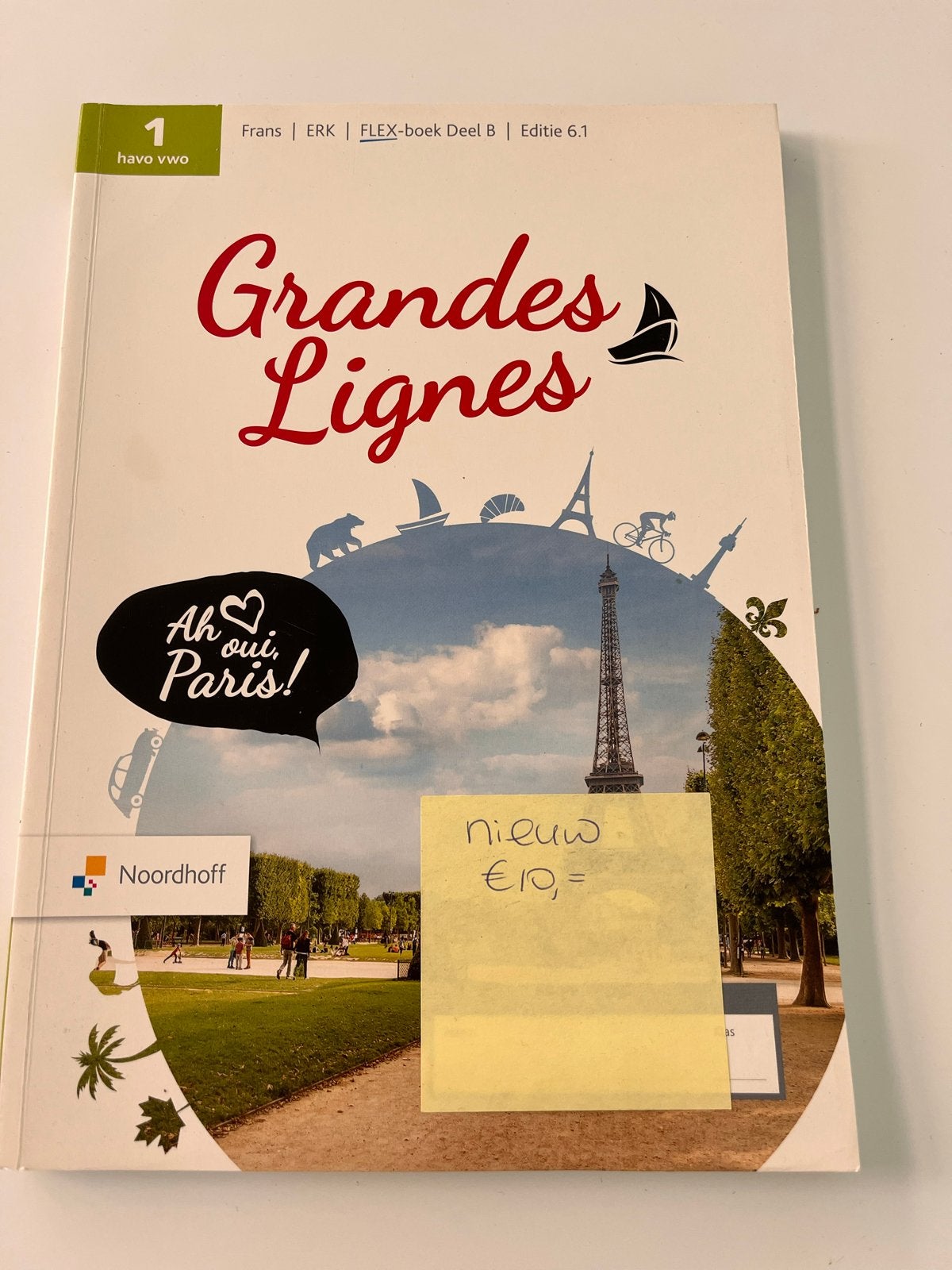 Grandes Lignes 1 havo vwo Frans boek, Ophalen of Verzenden, Zo goed als nieuw, Non-fictie