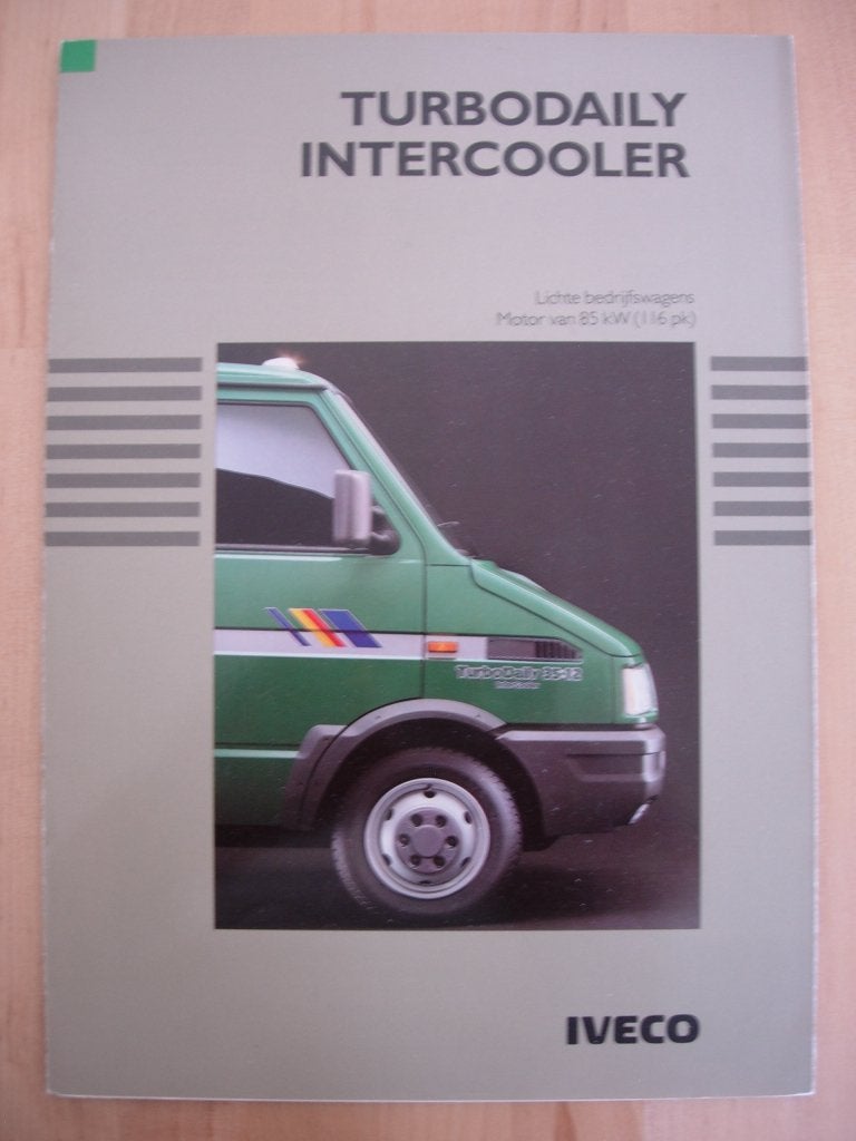 Iveco TurboDaily Intercooler 1990 Brochure - Daily, Iveco, Ophalen of Verzenden, Zo goed als nieuw, Overige merken