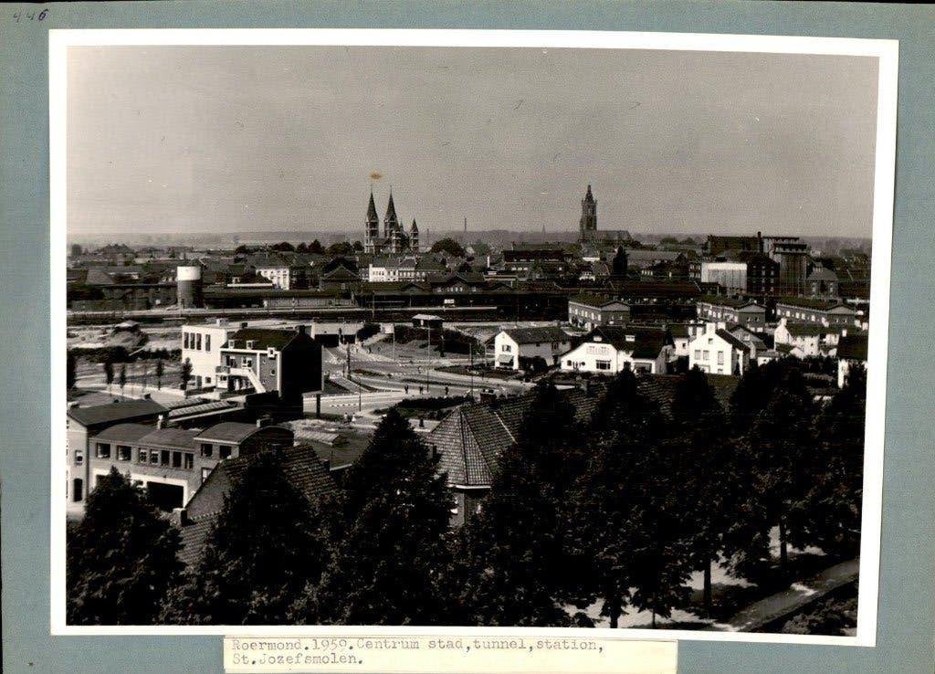 Roermond - Foto - Panorama - 1950, Verzenden, 1940 tot 1960, Limburg