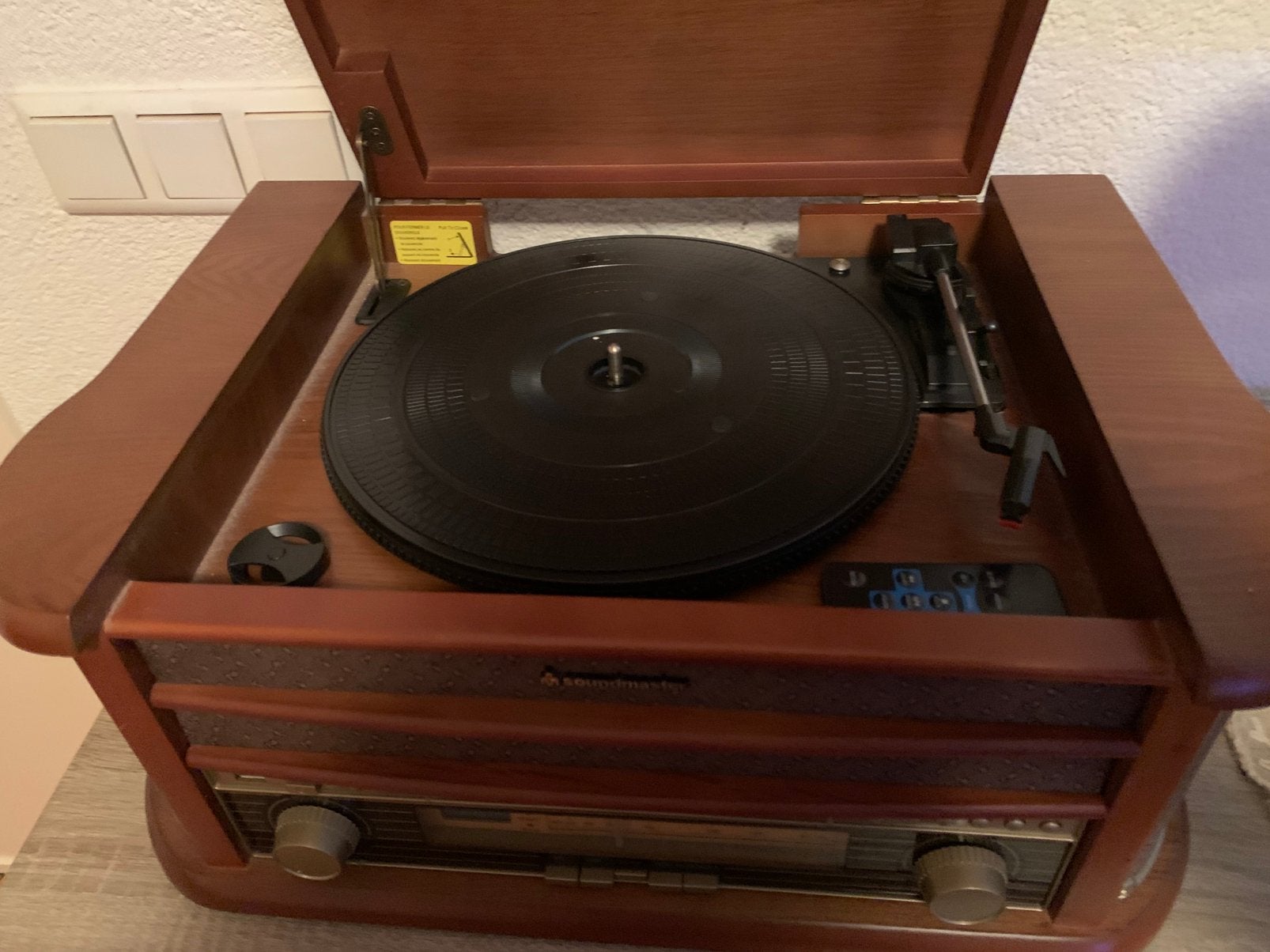 Soundmaster NR-513A, Ophalen, Zo goed als nieuw, Platenspeler, Overige merken