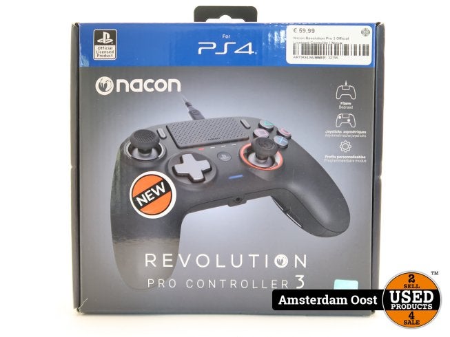 Nacon Revolution Pro 3 Official Licensed Controller | Nieuw