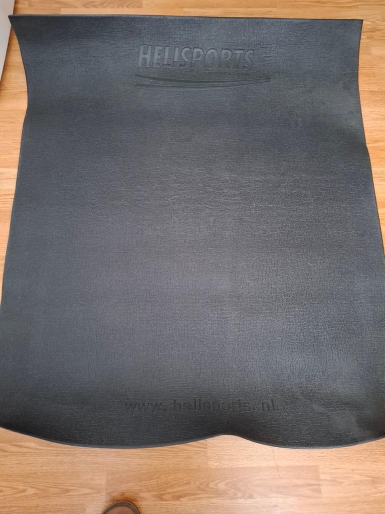 mat voor onder hometrainer of loopband zwart helisports, Ophalen, Gebruikt, Fitnessmat