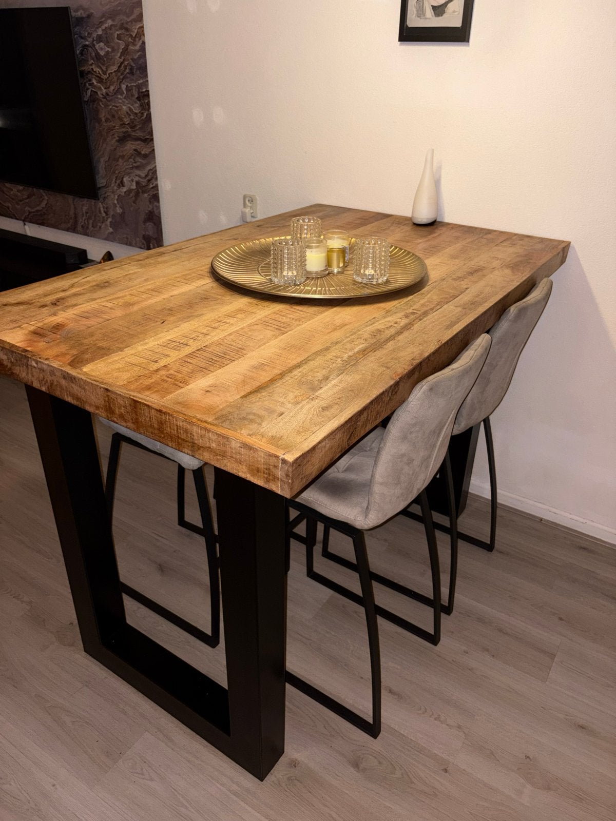 Haco eettafel/bartafel/zeer nette staat, Ophalen, 50 tot 100 cm, Zo goed als nieuw, 150 tot 200 cm