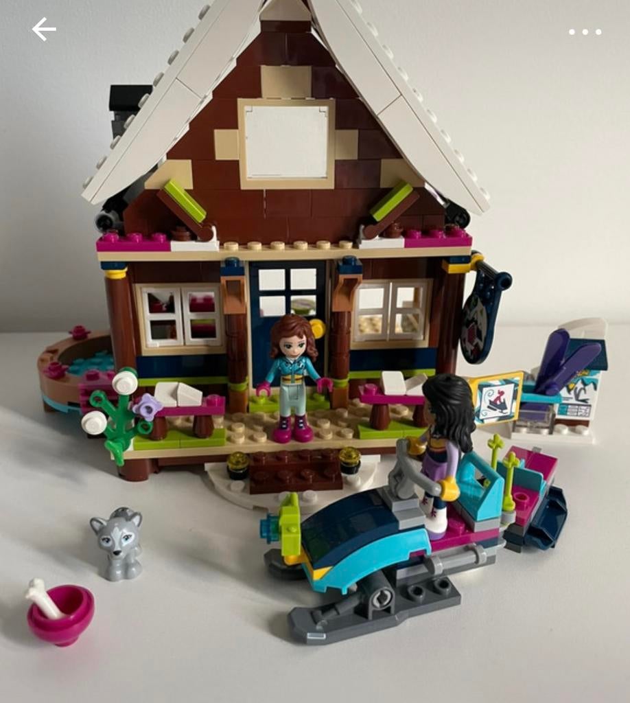 Lego Friends Skiën, Kinderen en Baby's, Speelgoed | Duplo en Lego, Ophalen, Zo goed als nieuw