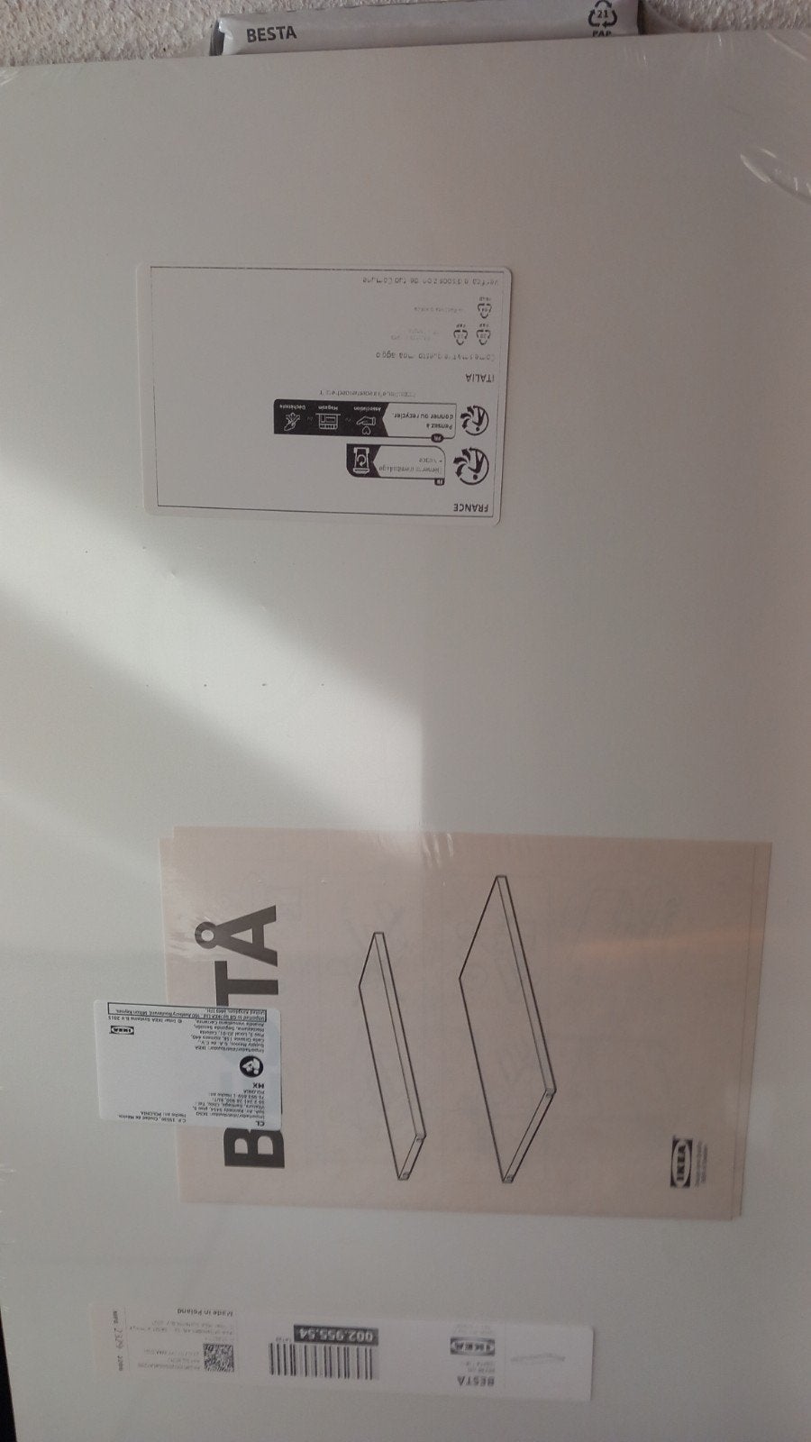 Nieuwe IKEA BESTA planken, wit 2x, Ophalen, Nieuw