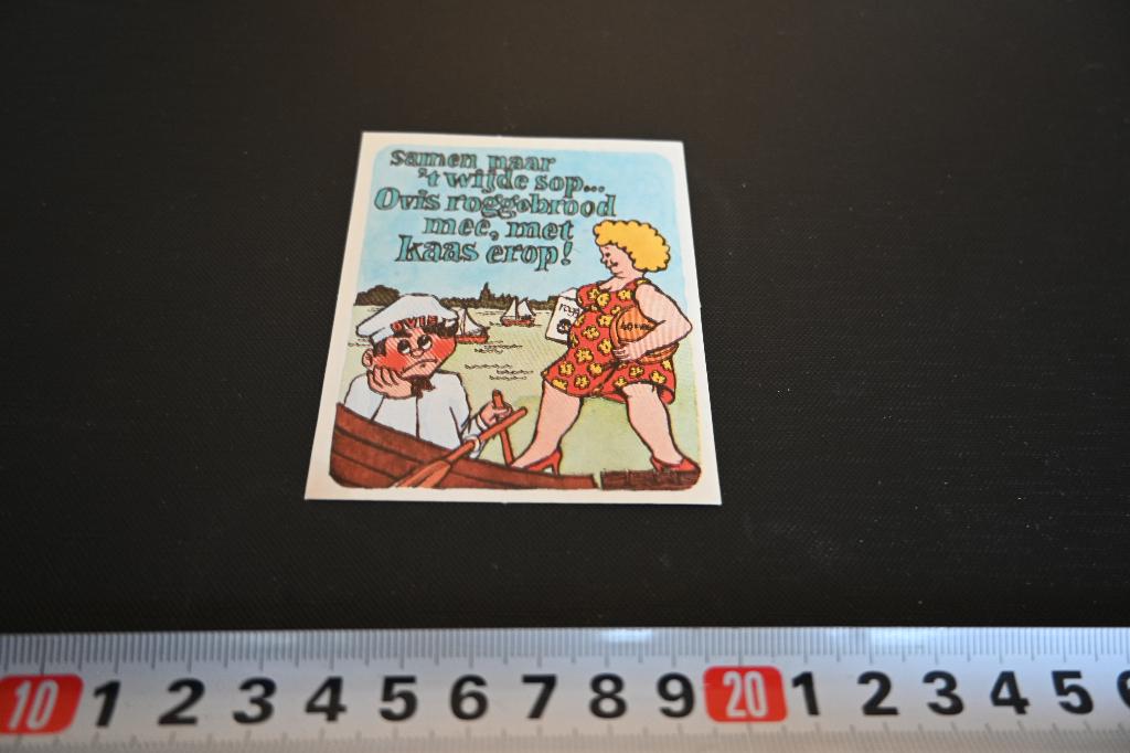 sticker Strip Samen naar het wijde sop OVIS roggebrood met, Verzamelen, Ophalen, Zo goed als nieuw