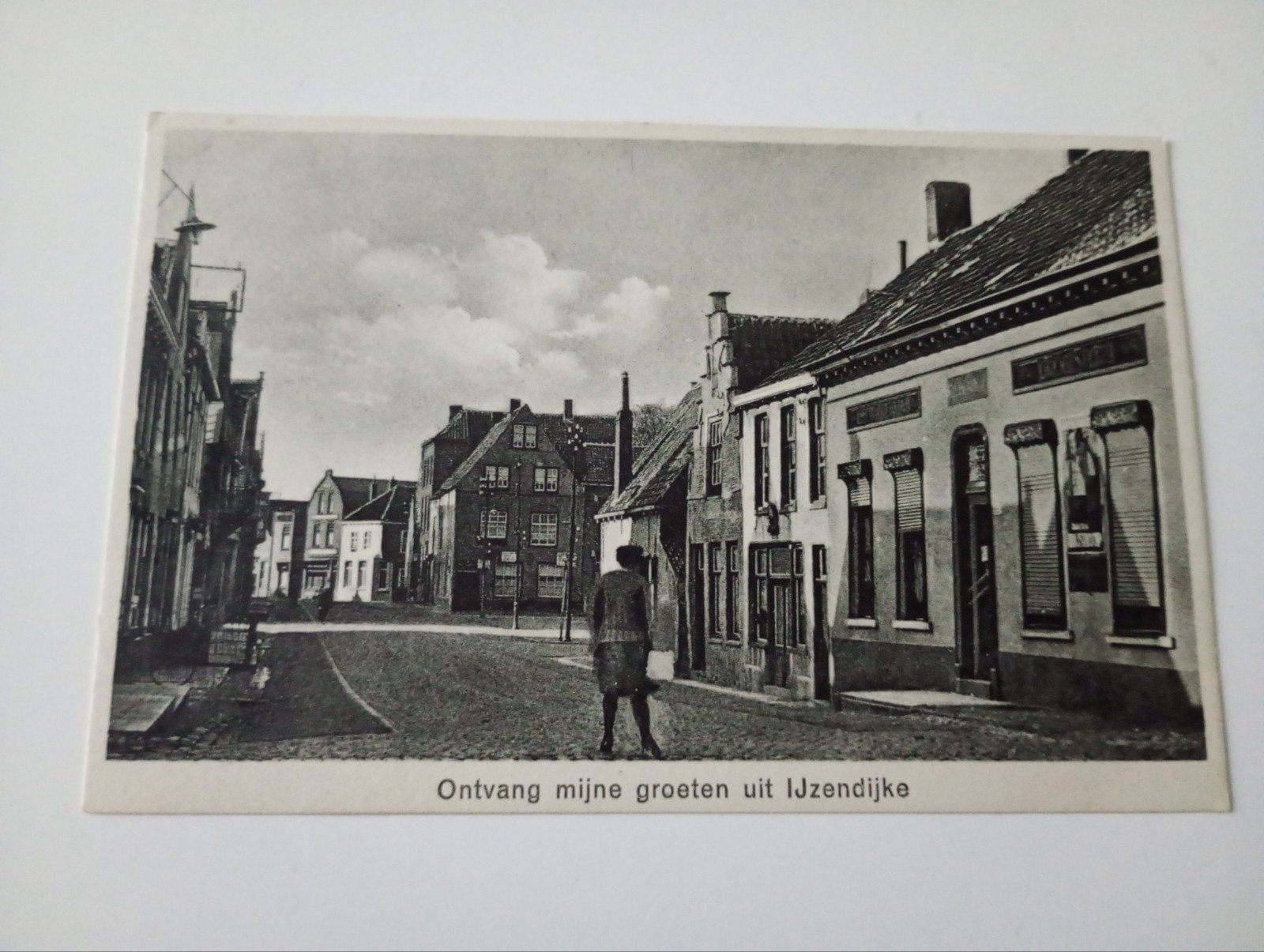 IJzendijke Dorpsgezicht, Ophalen of Verzenden, 1920 tot 1940, Ongelopen, Zeeland