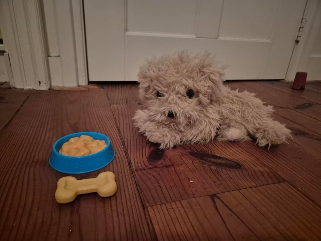Knuffelhondje van Animagic, maakt geluidjes, Ophalen of Verzenden, Zo goed als nieuw, Overige typen